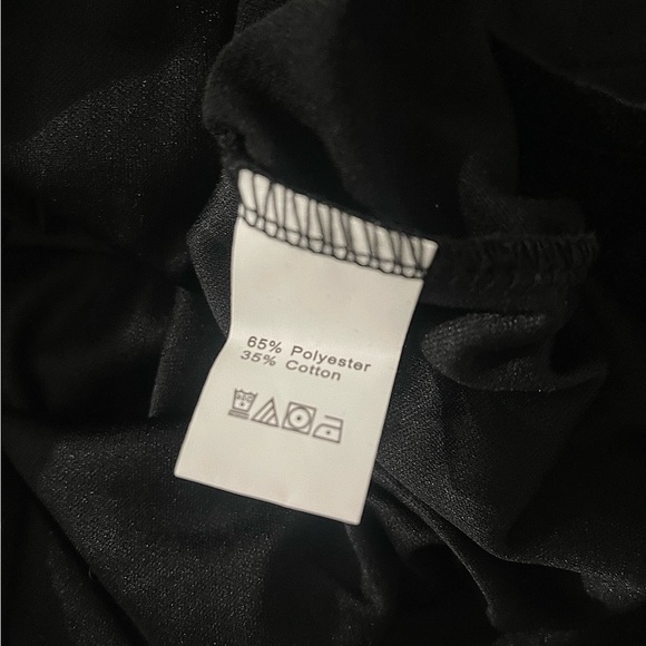 Worn Once Sleeveless Black Wrap Bodycon Dress Sz L Large - Picture 10 of 11